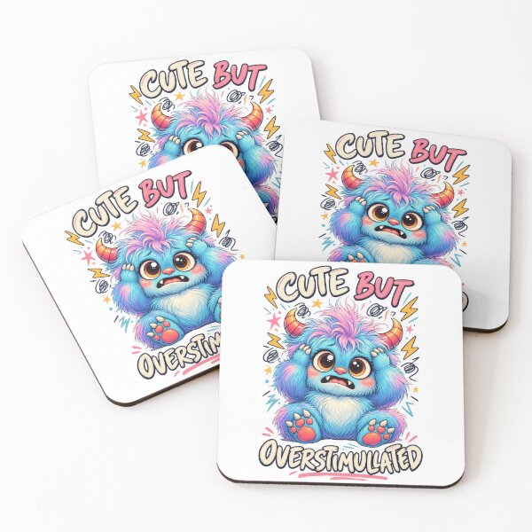 Item preview, Cute But Overstimulated Monster designed and sold by KateVil.