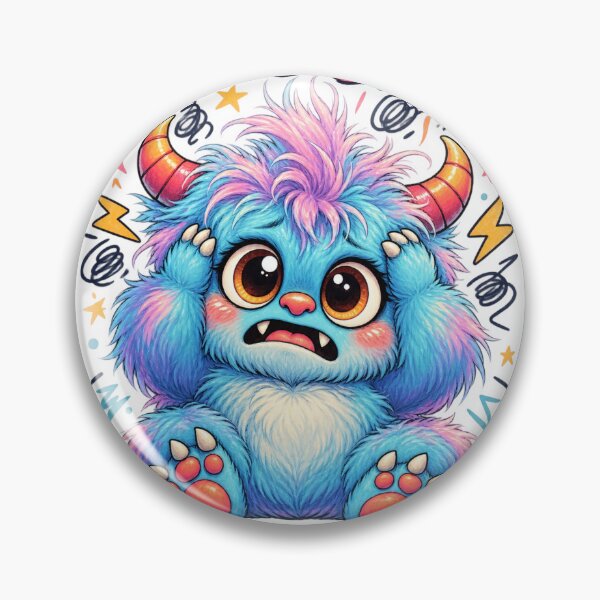Item preview, Cute But Overstimulated Monster designed and sold by KateVil.