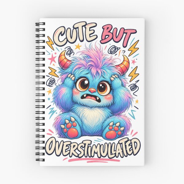 Item preview, Cute But Overstimulated Monster designed and sold by KateVil.