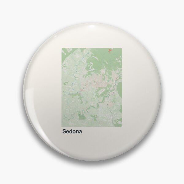 Item preview, Sedona Minimalistic Map Art designed and sold by MapsNerd.