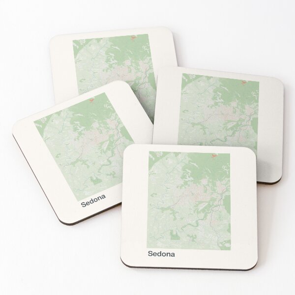 Item preview, Sedona Minimalistic Map Art designed and sold by MapsNerd.