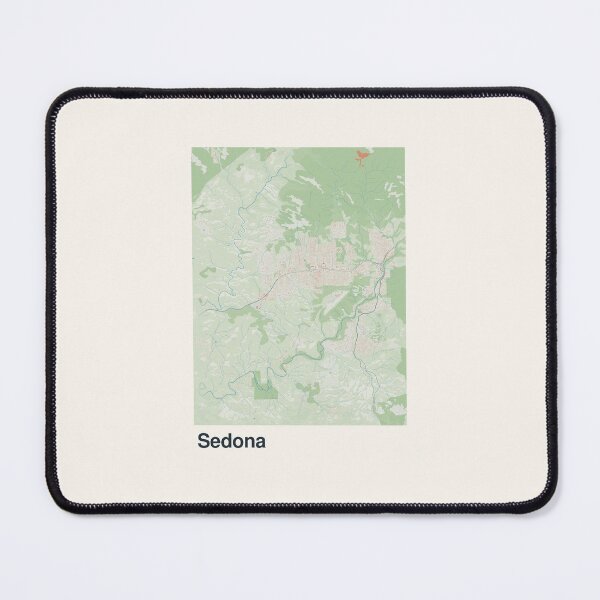 Item preview, Sedona Minimalistic Map Art designed and sold by MapsNerd.