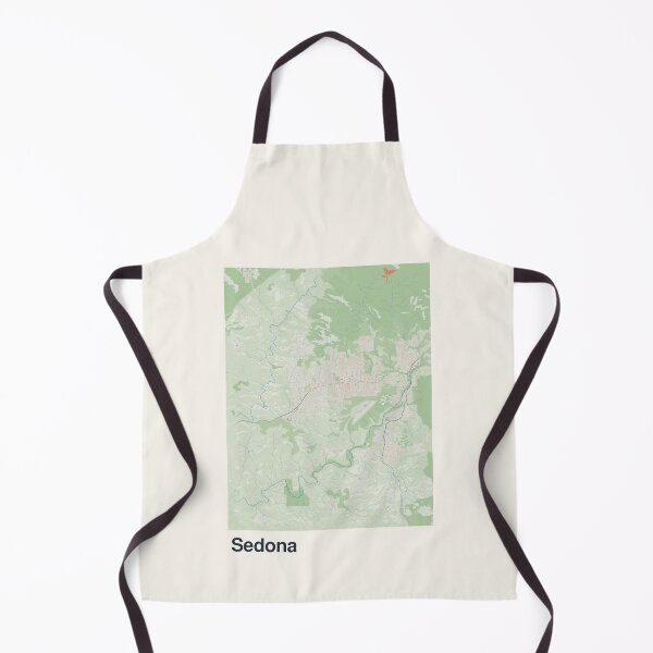 Item preview, Sedona Minimalistic Map Art designed and sold by MapsNerd.