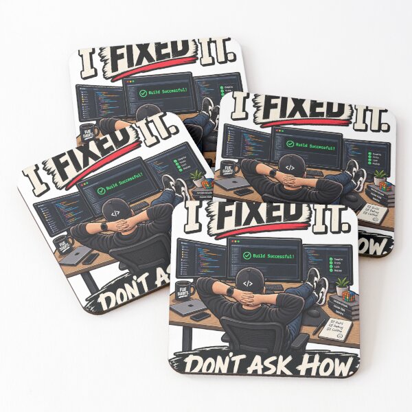 Item preview, I Fixed It, Don't Ask How - Funny Programmer & Developer Design - Men designed and sold by anapfab.
