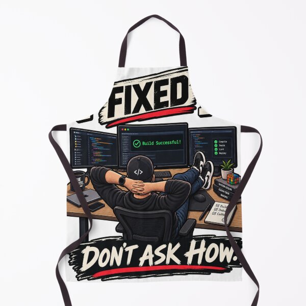 Item preview, I Fixed It, Don't Ask How - Funny Programmer & Developer Design - Men designed and sold by anapfab.