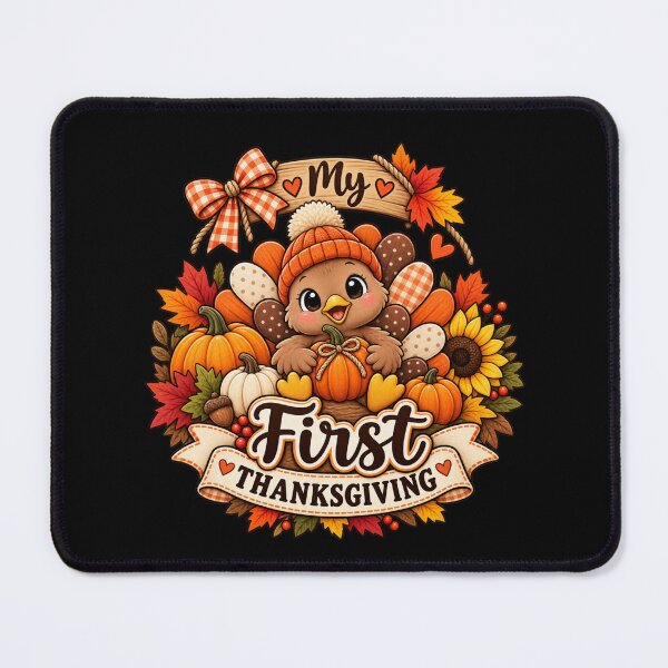 Item preview, My First Thanksgiving Baby Gift Cute Turkey Fall Style designed and sold by Corvoria.