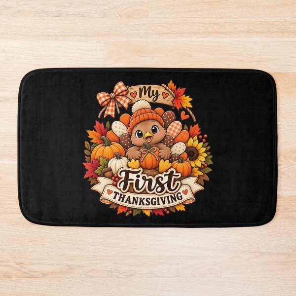Item preview, My First Thanksgiving Baby Gift Cute Turkey Fall Style designed and sold by Corvoria.
