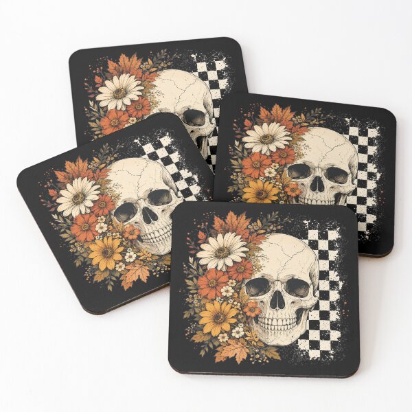 Item preview, Boho Skull, Retro Boho Summerween, Cute Spooky Halloween Season designed and sold by KodiakMillyy.