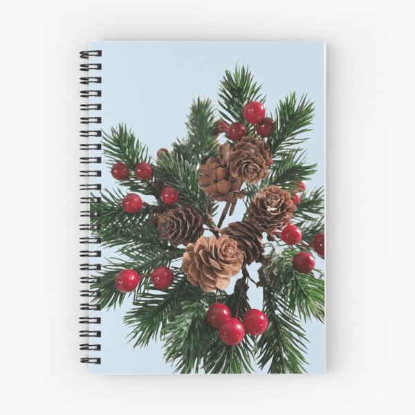 Item preview, Christmas Pine Cones Red Berries Winter designed and sold by PuraVibeShop.