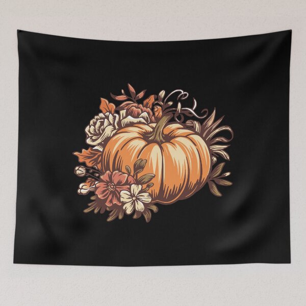 Item preview, Vintage Pumpkin Floral – Rustic Autumn Harvest Thanksgiving Design designed and sold by VivaJoy.