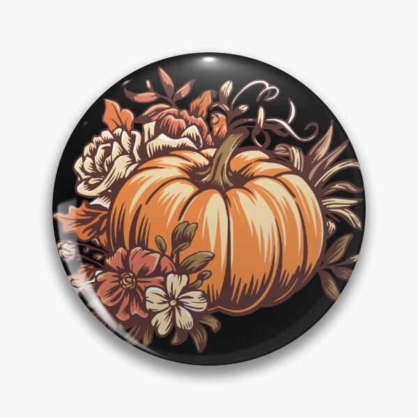 Item preview, Vintage Pumpkin Floral – Rustic Autumn Harvest Thanksgiving Design designed and sold by VivaJoy.