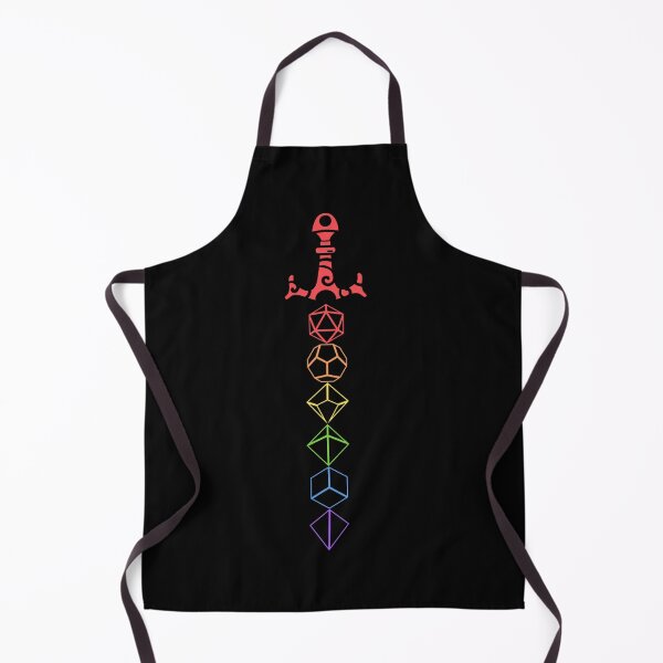 Item preview, Rainbows Dice Sword Tabletop RPG Gaming Meme designed and sold by LaurynMo.