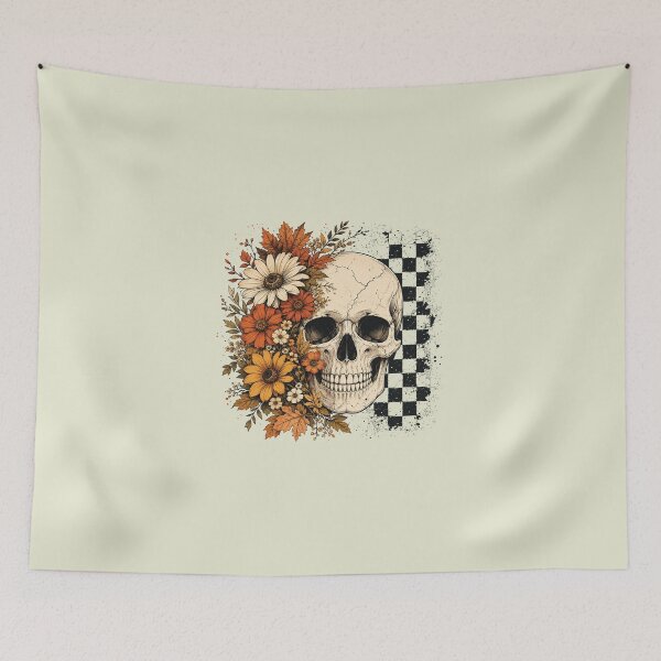 Item preview, Boho Skull, Retro Boho Summerween, Cute Spooky Halloween Season 2 designed and sold by KodiakMillyy.