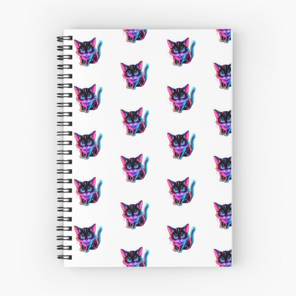 Item preview, Glitchy Synthwave Cat designed and sold by One More Run.