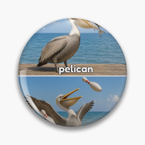 Item preview, pelican pelican't bird pun designed and sold by PhiloDoh.