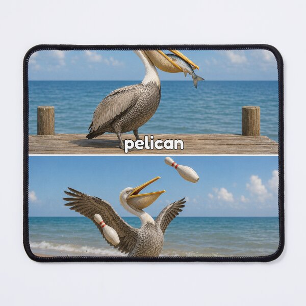 Item preview, pelican pelican't bird pun designed and sold by PhiloDoh.