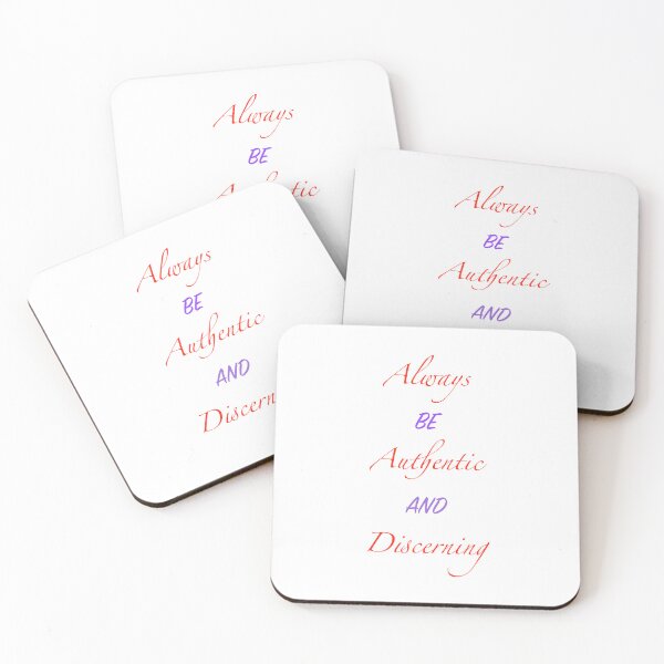 Item preview, Always BE Authentic AND Discerning designed and sold by MAC Art&Designs.