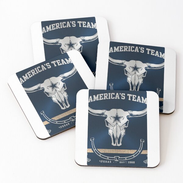 Item preview, Americas Team Longhorn Skull Lone Star Western Crest designed and sold by Pandora´s Box.