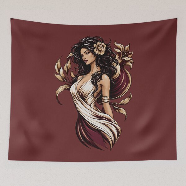 Item preview, Persephone Goddess of Spring and Pomegranate  designed and sold by MythicMood.