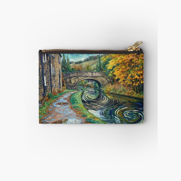 Item preview, Rochdale Canal at Brearley - Van Gogh Style designed and sold by ArtworkNorth.
