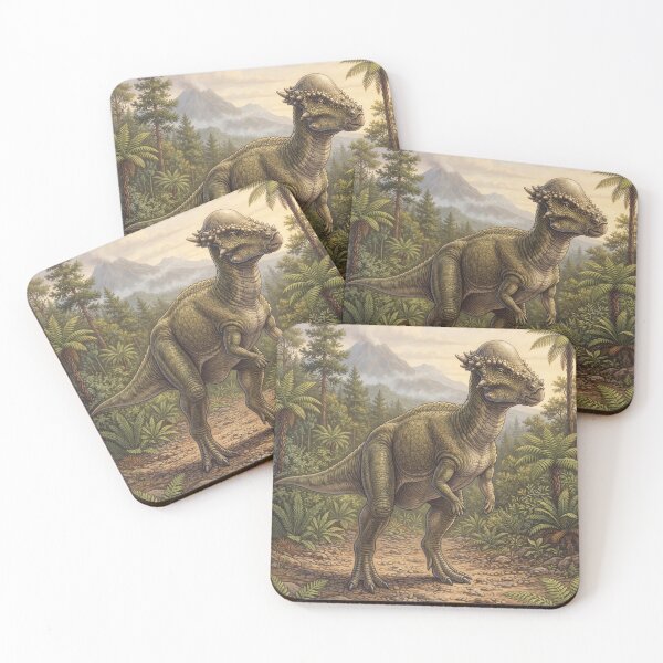 Item preview, Realistic Pachycephalosaurus Paleoart (Vertical) designed and sold by Yaremchuk.