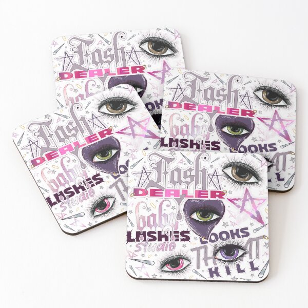 Artikelvorschau, Y2K Gothic Lashes Studio That Kill Alternative Cyber Tee entworfen und verkauft von MaryMoonArt.