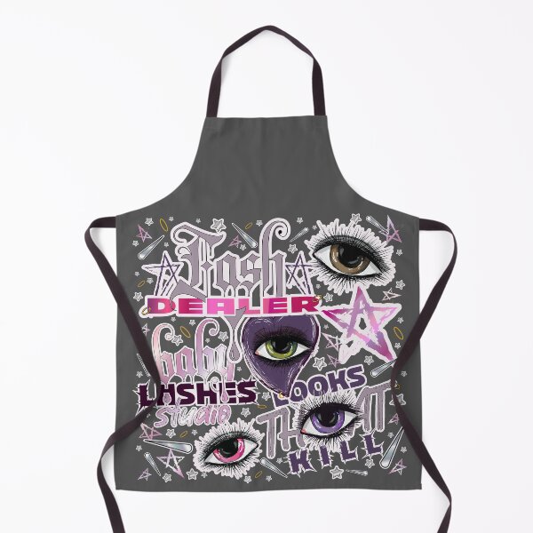 Item preview, Y2K Gothic Lashes Studio That Kill Alternative Cyber Tee designed and sold by MaryMoonArt.