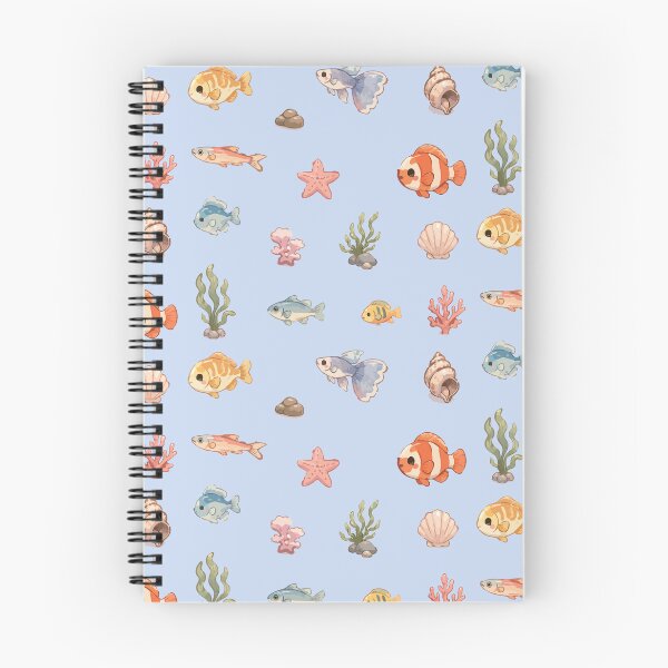 Item preview, Cute Ocean & Sea Life Sticker Set – Fish, Shells & Coral designed and sold by SimplePoDesign.