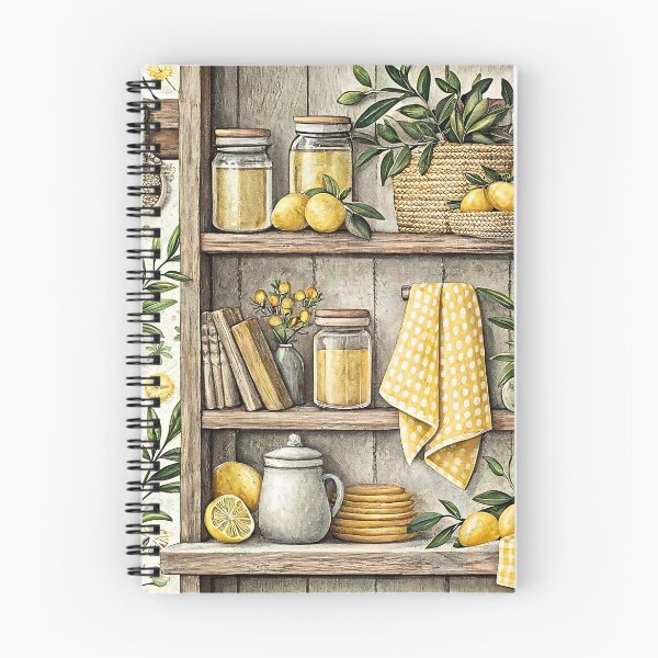 Item preview, Rustic Lemon Cottage Kitchen Decor designed and sold by Storybook Botanica.