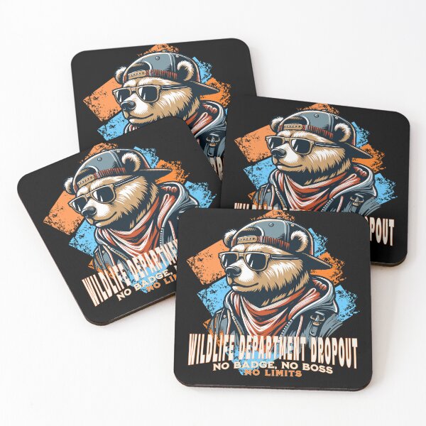 Item preview, Wildlife Department Dropout Urban Streetwear Bear Design designed and sold by FaeryNuff.