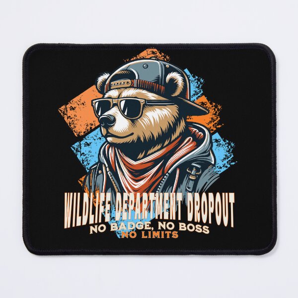 Item preview, Wildlife Department Dropout Urban Streetwear Bear Design designed and sold by FaeryNuff.