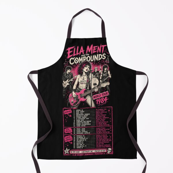 Item preview, Ella Ment and the Compounds 1984 World Tour Chemistry Punk designed and sold by Imaginary-Sound.