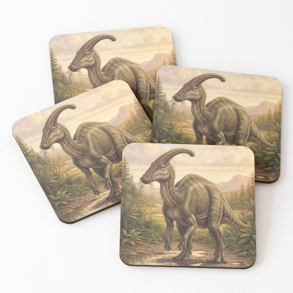 Item preview, Realistic Parasaurolophus Paleoart (Vertical) I designed and sold by Yaremchuk.