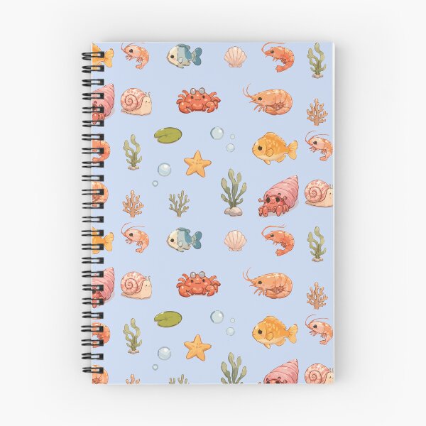 Item preview, Cute Aquarium & Freshwater Animals Sticker Set – Fish, Shrimp & Snails designed and sold by SimplePoDesign.