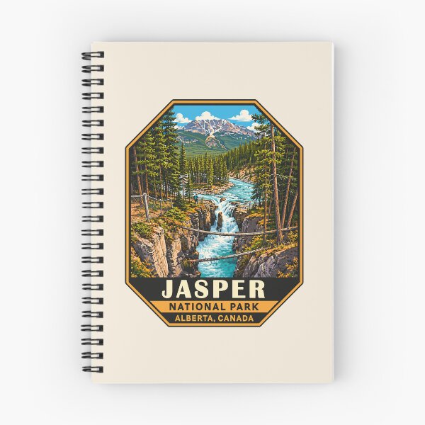 Item preview, Jasper National Park Canada – Vintage Retro Mountain Adventure designed and sold by Gideon Emmerich.