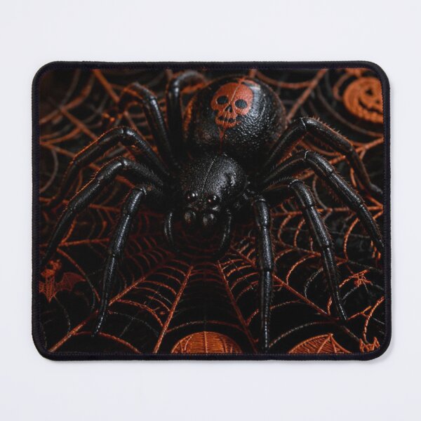Item preview, Spooky Skull Spider on Copper Halloween Web designed and sold by LAURELYDESIGNS.