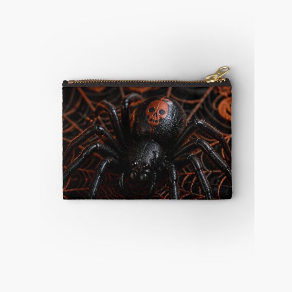 Item preview, Spooky Skull Spider on Copper Halloween Web designed and sold by LAURELYDESIGNS.