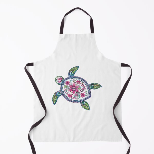 Item preview, Colorful Floral Mandala Sea Turtle designed and sold by PeanutGalSean.