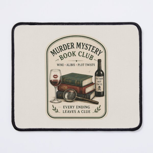 Item preview, Murder Mystery Book Club designed and sold by Mimi + Kate.