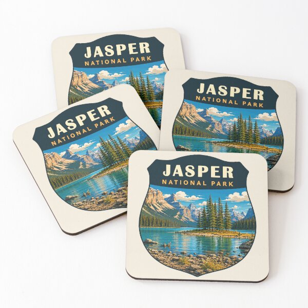 Item preview, Jasper National Park Canada – Vintage Retro Mountain Adventure designed and sold by Gideon Emmerich.