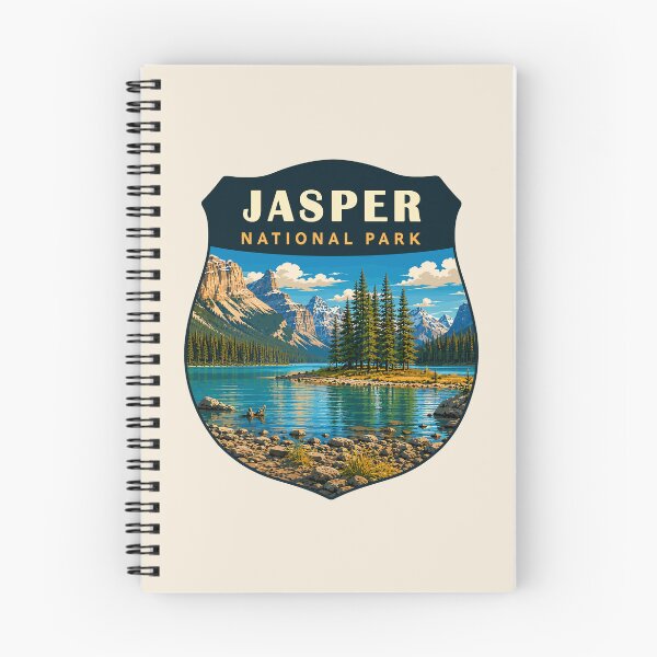 Item preview, Jasper National Park Canada – Vintage Retro Mountain Adventure designed and sold by Gideon Emmerich.