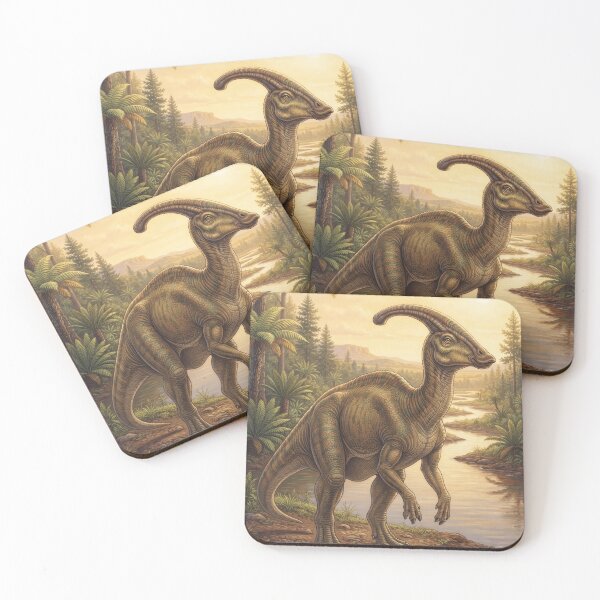 Item preview, Realistic Parasaurolophus Paleoart (Vertical) II designed and sold by Yaremchuk.