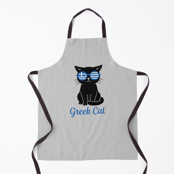 Item preview, Greek Flag Sunglasses Black Cat Souvenir designed and sold by MavtM.
