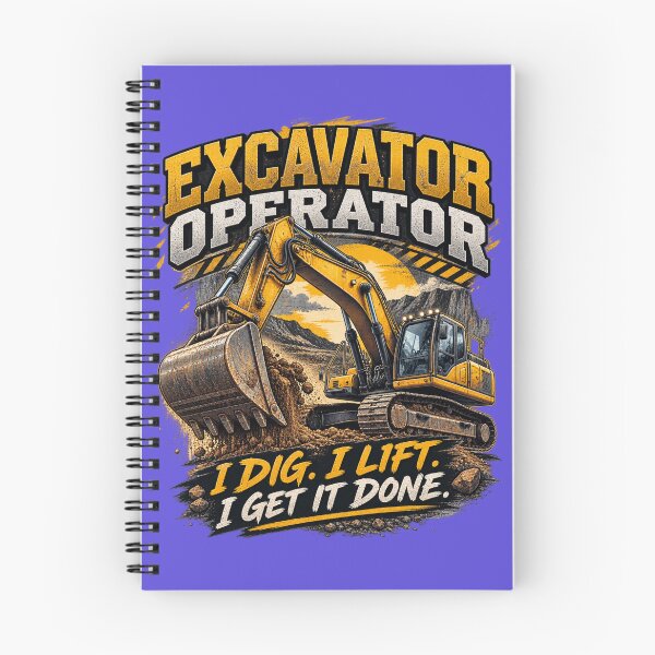 Item preview, Excavator Operator I Dig I Lift I Get It Done Heavy Equipment Shirt designed and sold by katiecorners.