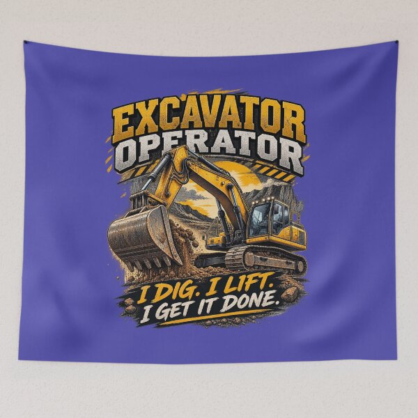 Item preview, Excavator Operator I Dig I Lift I Get It Done Heavy Equipment Shirt designed and sold by katiecorners.