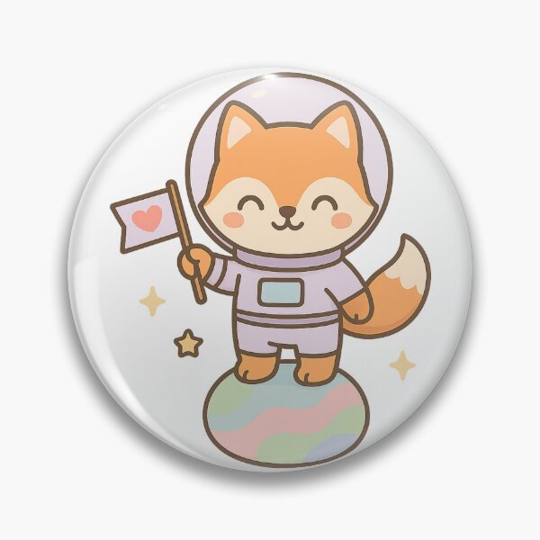 Item preview, Cute Fox Astronaut Exploring Outer Space designed and sold by KateVil.