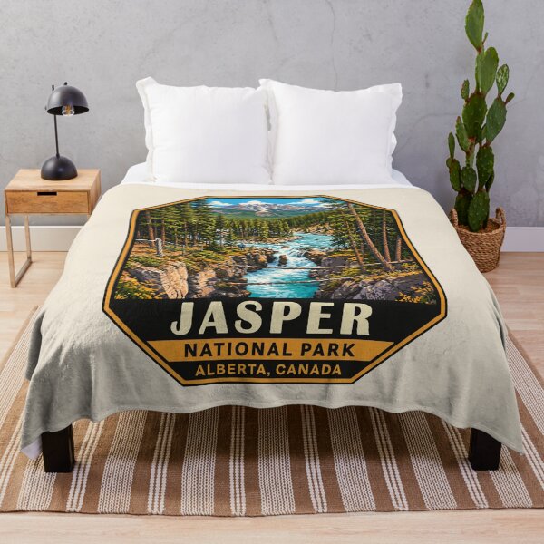 Item preview, Jasper National Park Canada – Vintage Retro Mountain Adventure designed and sold by Gideon Emmerich.