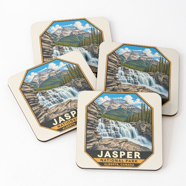 Item preview, Jasper National Park Canada – Vintage Retro Mountain Adventure designed and sold by Gideon Emmerich.