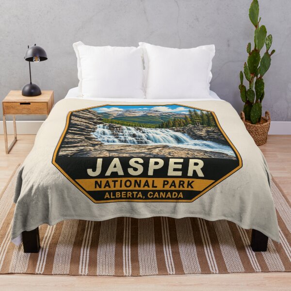 Item preview, Jasper National Park Canada – Vintage Retro Mountain Adventure designed and sold by Gideon Emmerich.