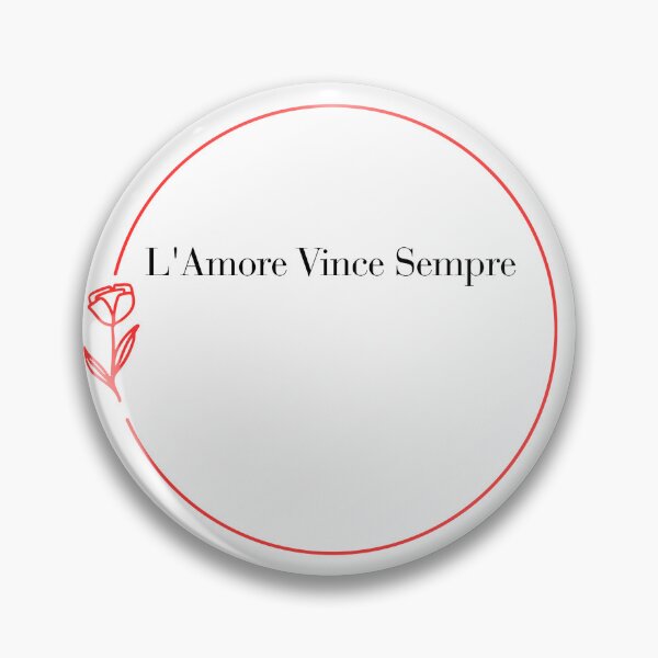 Item preview, L'Amore Vince Sempre Shirt Italian Love Typography Graphic Tee designed and sold by Knock on my door.